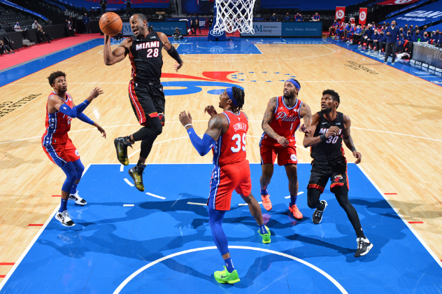 Miami Heat wurde zweimal von den Philadelphia 76ers geschlagen